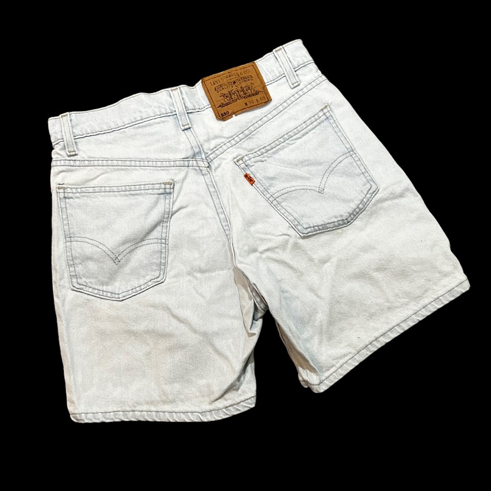 Levi's White Jean Shorts for Men